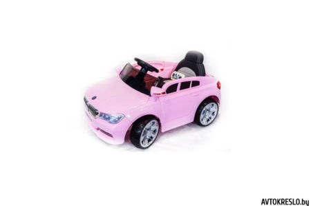 Детский электромобиль Wingo BMW 5-series LUX розовый